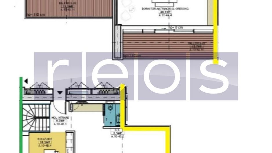 DUPLEX ONE HERASTRAU TOWERS | 261 MP | 4 CAMERE | VEDERE PANORAMICA | - Schiță 10