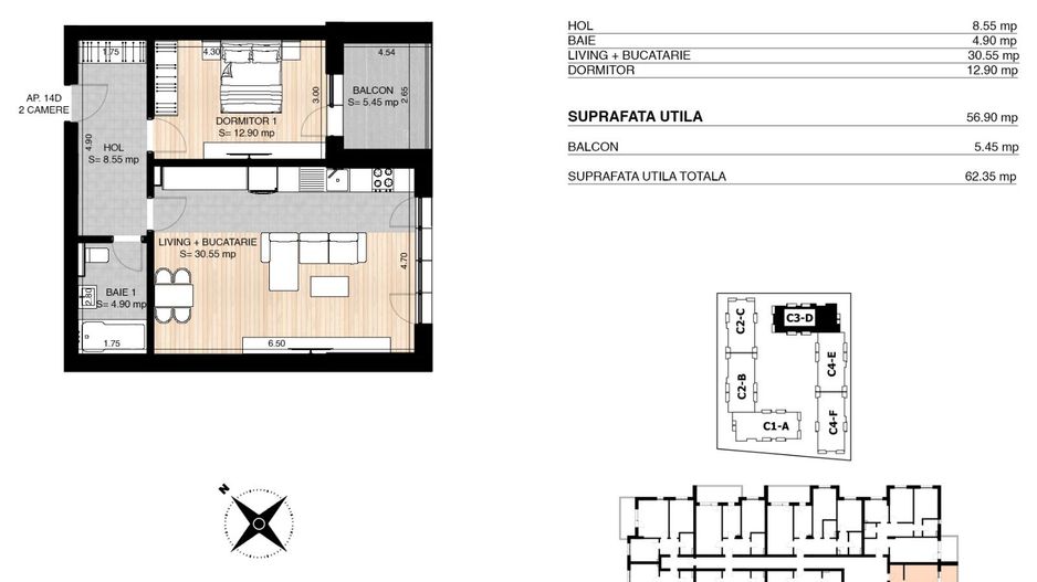 Comision 0 I Apartament 2 camere Miluna Residence - Poză 5