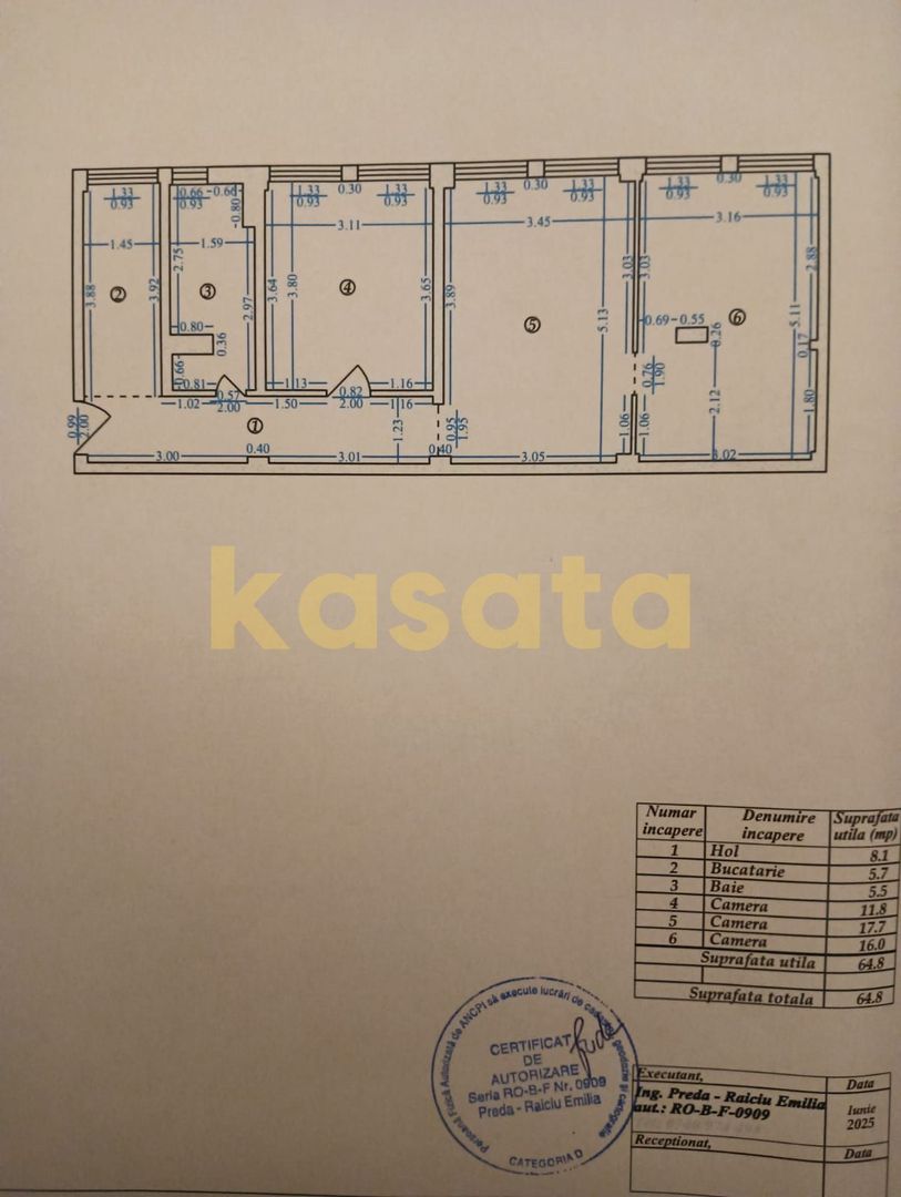 Oportunitate Rară | Apartament 3 camere renovat, Floreasca –Lângă parc - Schiță 13
