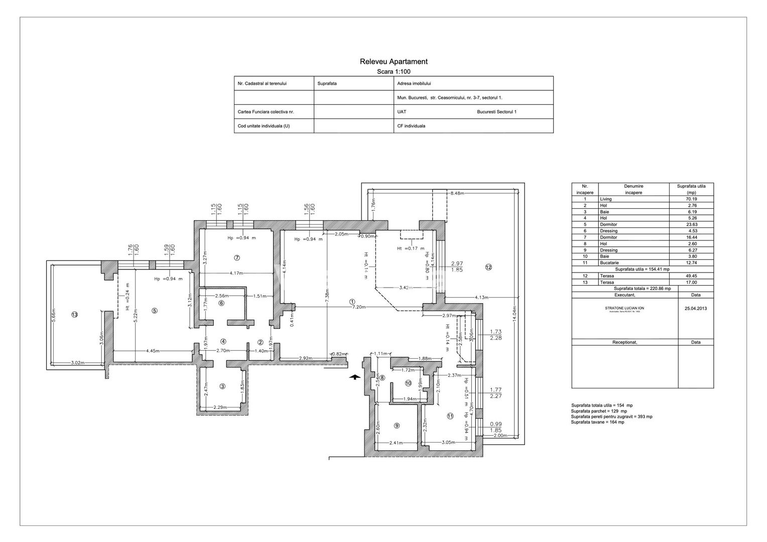 Apartament decomandat cu 3 camere, 90 mp, 2 bai, in Bucuresti - Poză 7