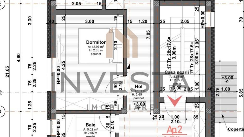 Apartament in vila in curs de contructie! Predare decembrie 2026! - Schiță 2