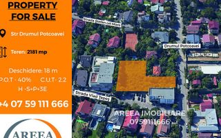 Teren 2181mp in Pipera-str Drumul Potcoavei colt cu Vlad Tepes - Poză 2