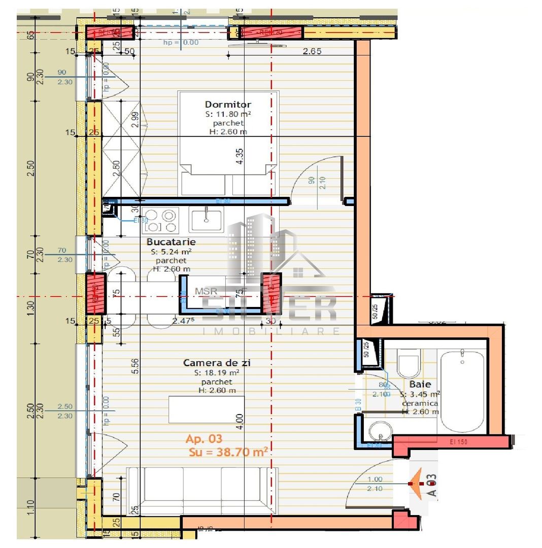 Apartamente 2 - 3 camere finisate in Floresti, zona Somesului - Poză 3