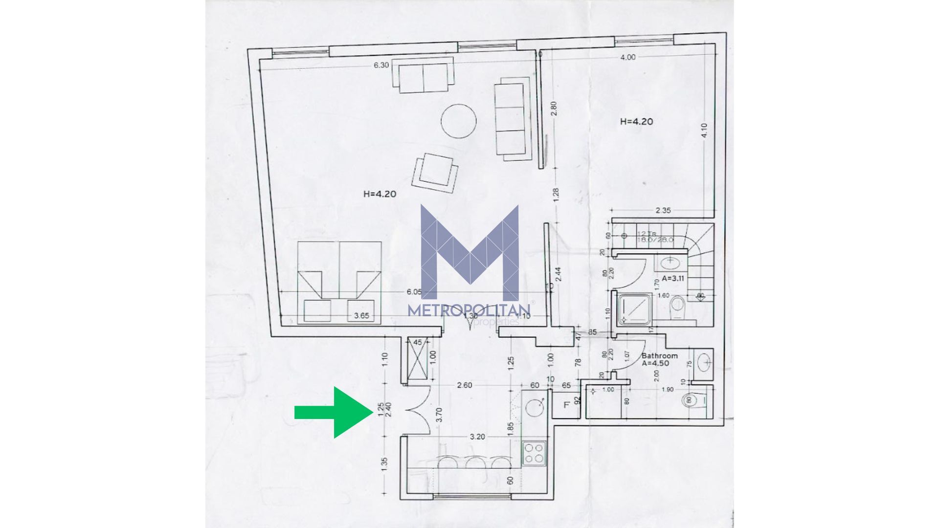 [ Ocazie rară ] Apartament maiestuos, Bd. Eroilor, etaj 1 - Schiță 22