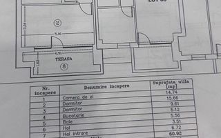 3 camere premium | Renovat integral | Boxa / Terasa | Parcare - Schiță 10