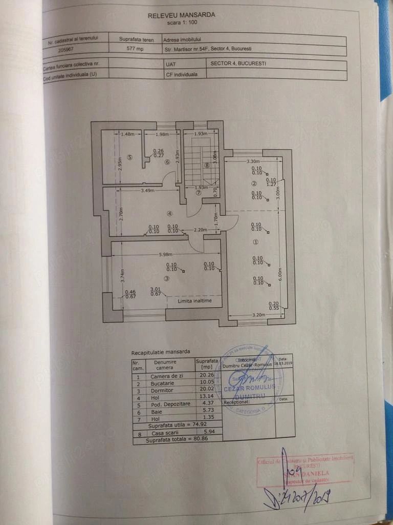 De vanzare Apartament 2cam, etaj 2 mansardat Branccoveanu - Poză 10