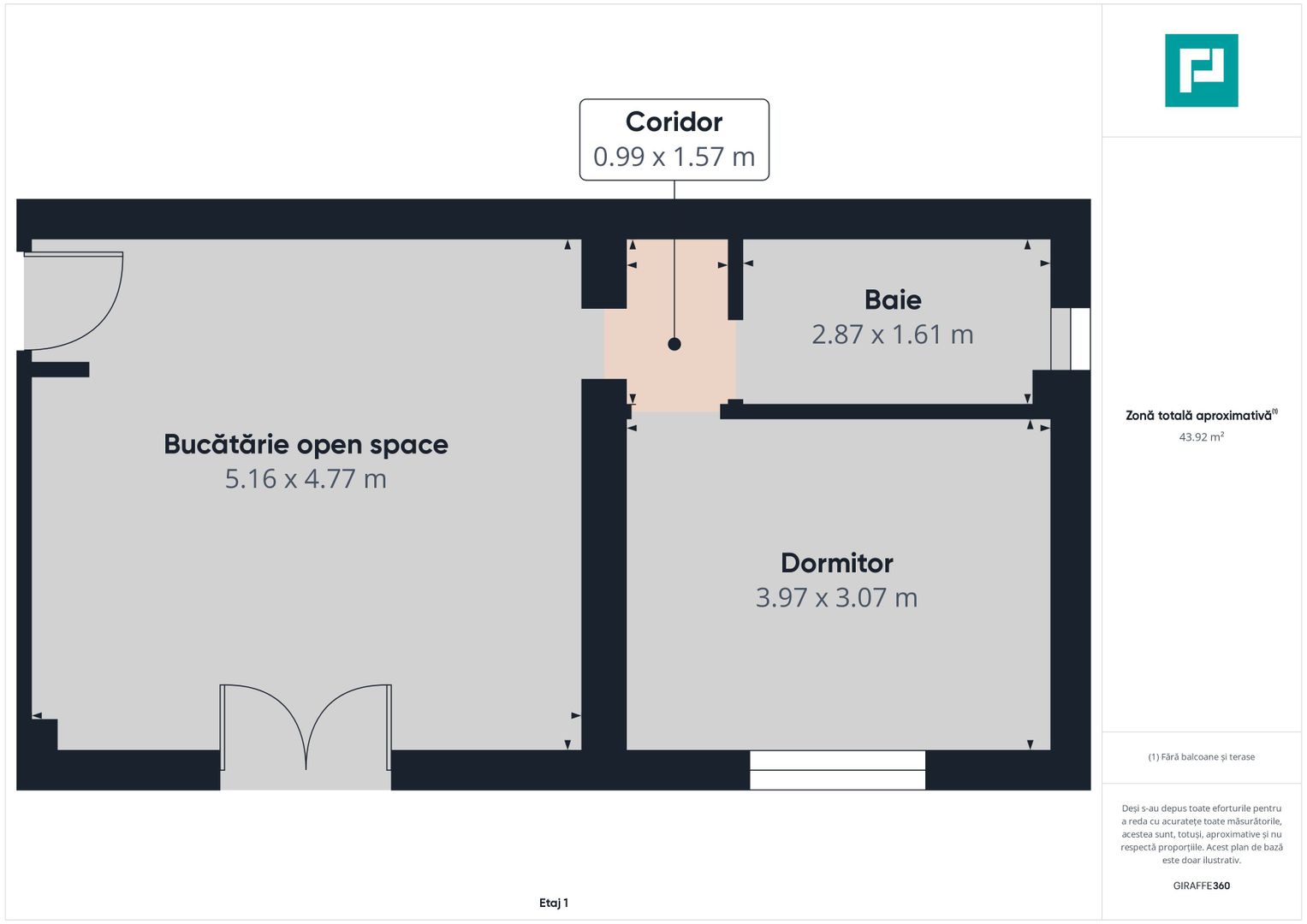 Apartament cu 2 camere Giroc - Poză 8