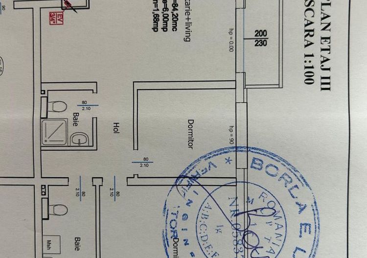 BRASADAS vinde ap 3 cam Gellert Etaj 3/4 Loc parcare cu CF. - Poză 7