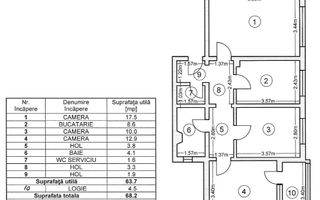 FALEZA NORD 3 CAMERE DECOMANDAT - Poză 1