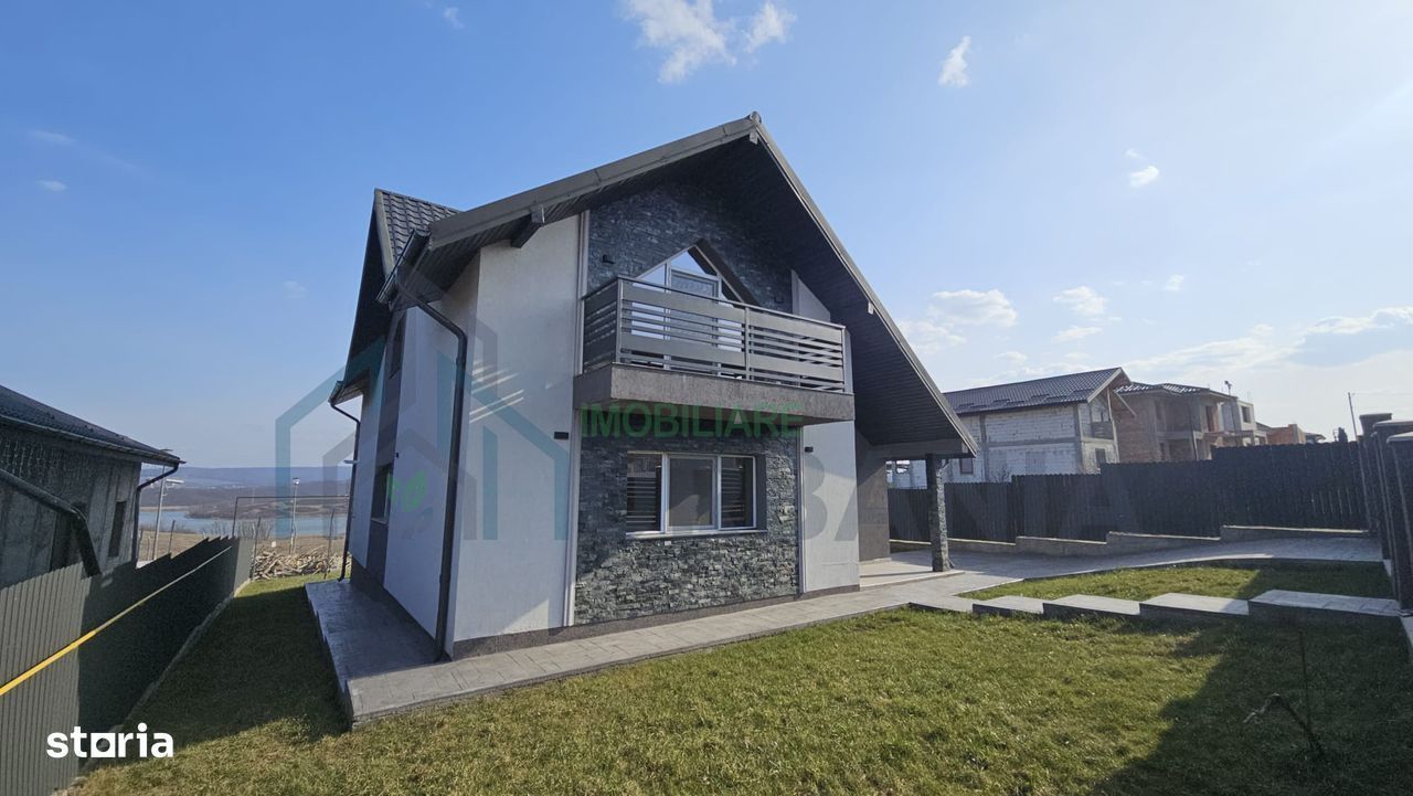 Casă modernă P+M cu vedere panoramică spre lac, Ciurbești, Miroslava - Poză 4
