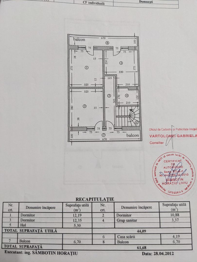 Casa cu 4 camere de vanzare Domnesti - Schiță 4
