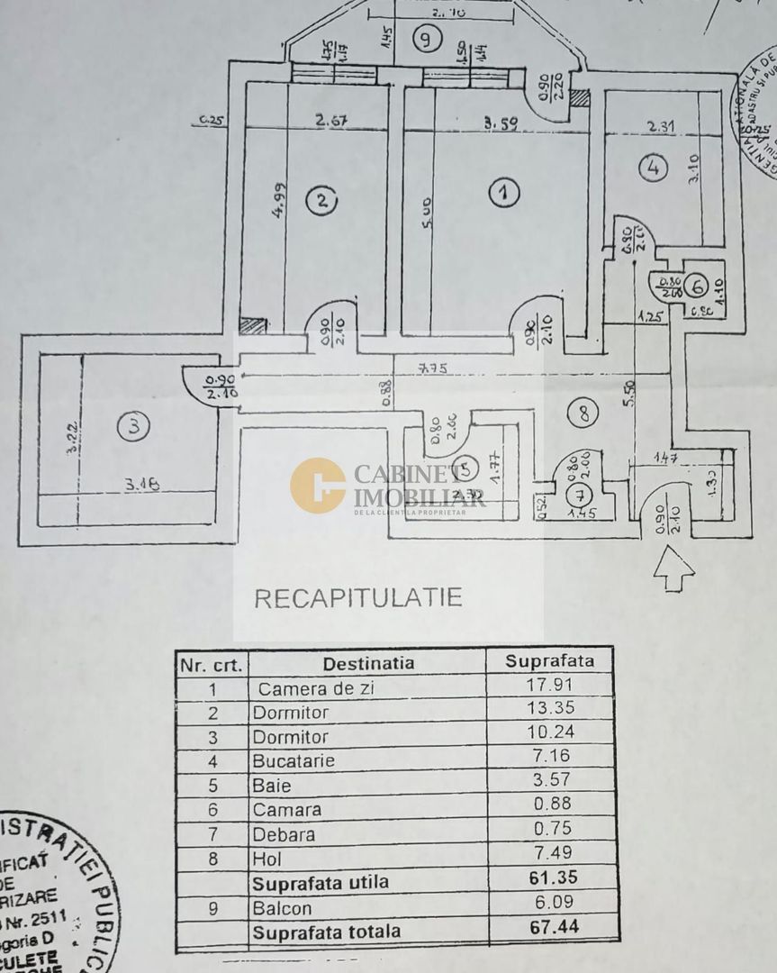 3 Camere-Decomandat | Mobilat-Utilat | Etaj 2/11 | Fără RS | Iancului - Poză 14