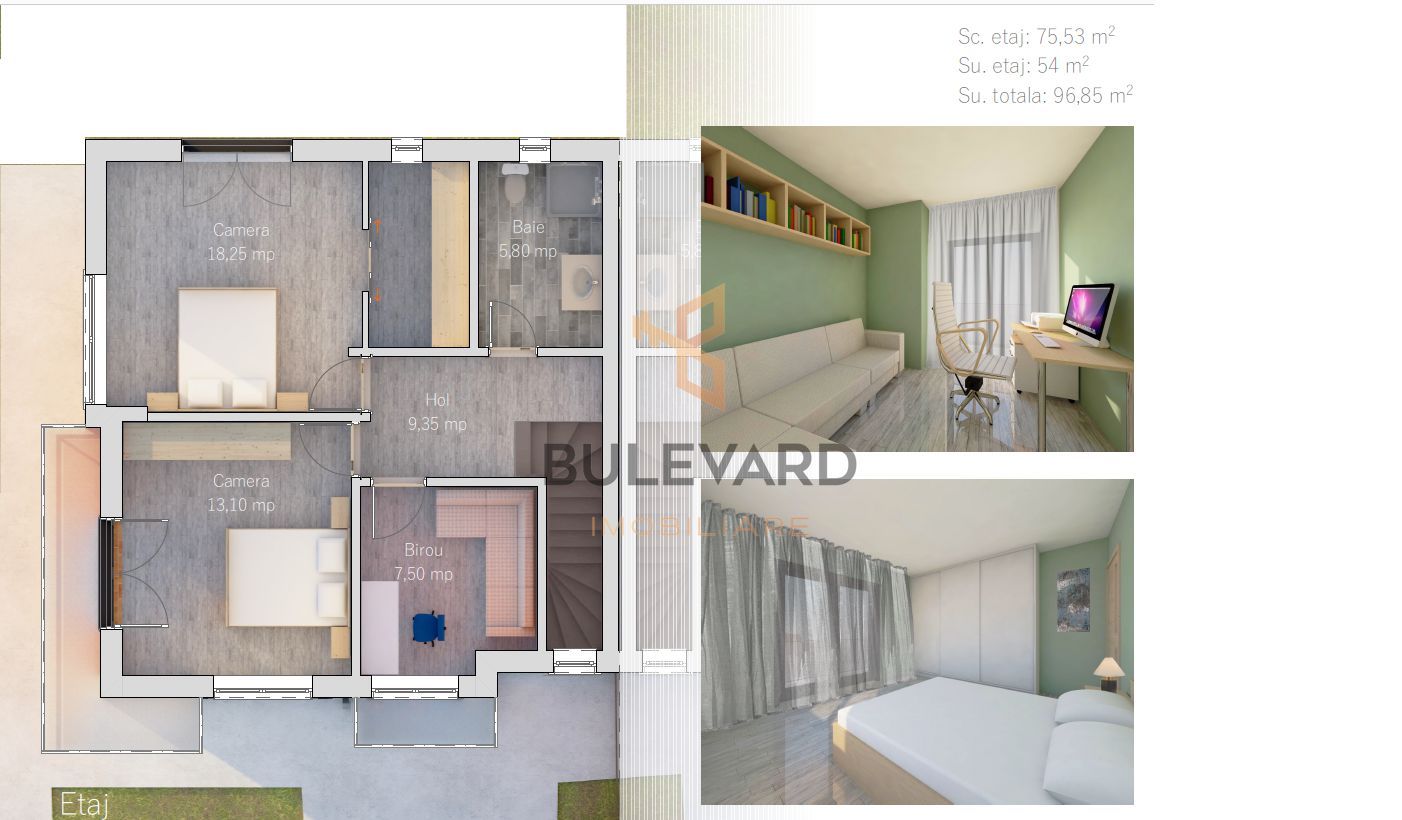 Casa  tip duplex in zona Terra! - Poză 3