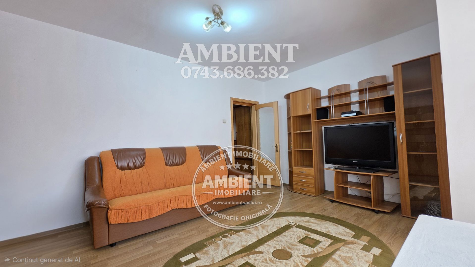 Apartament cu 2 camere, etaj 2, mobilat și utilat, VASLUI - zona ULTRACENTRAL; - Poză 10