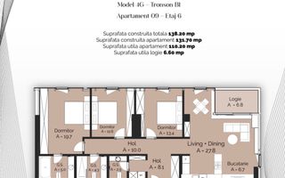 Proiect rezidențial // Apartamente 1-5 camere // Finalizare 2026 - Poză 75