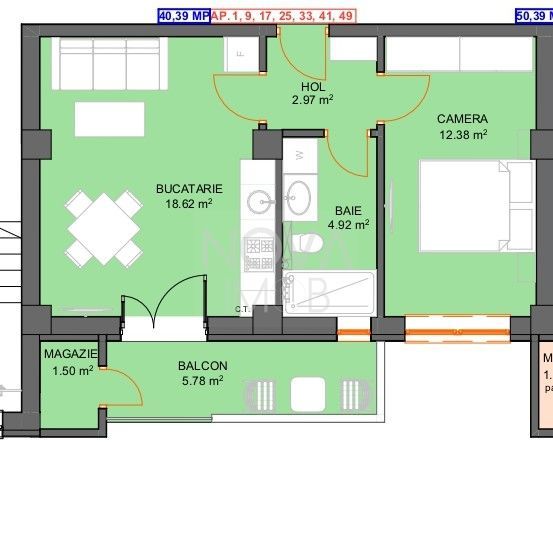 Apartamente - tip studio - Str. Doamna Stanca - Poză 5