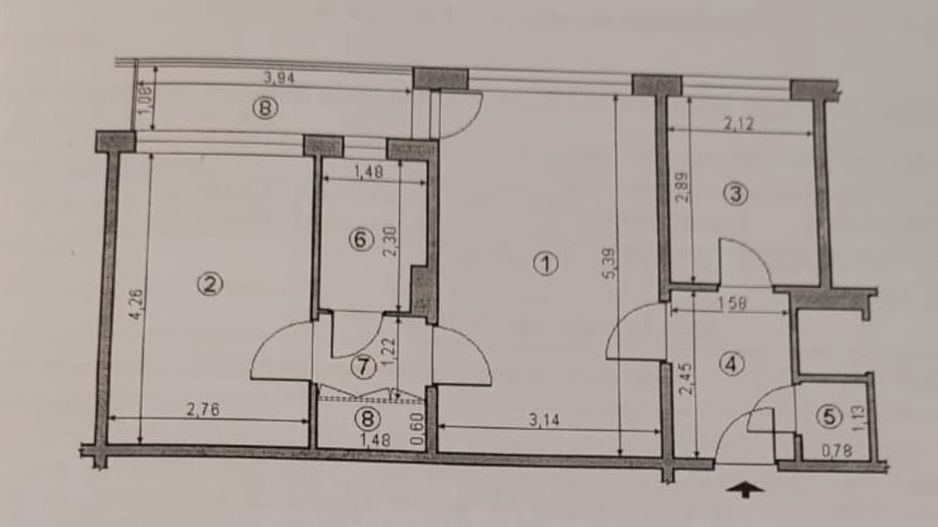2 camere decomandat | Etaj 2/9 | Metrou Favorit - Poză 14
