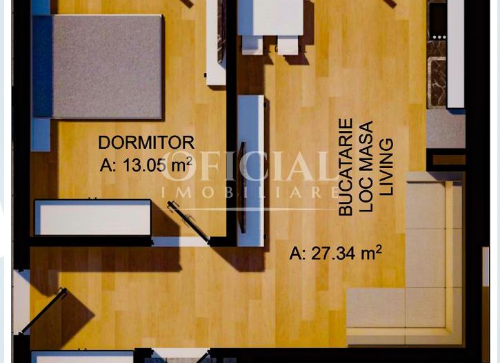 Apartamente 2 Camere | 47 mp | Finisate | Parcare | Zona Eroilor - Poză 8