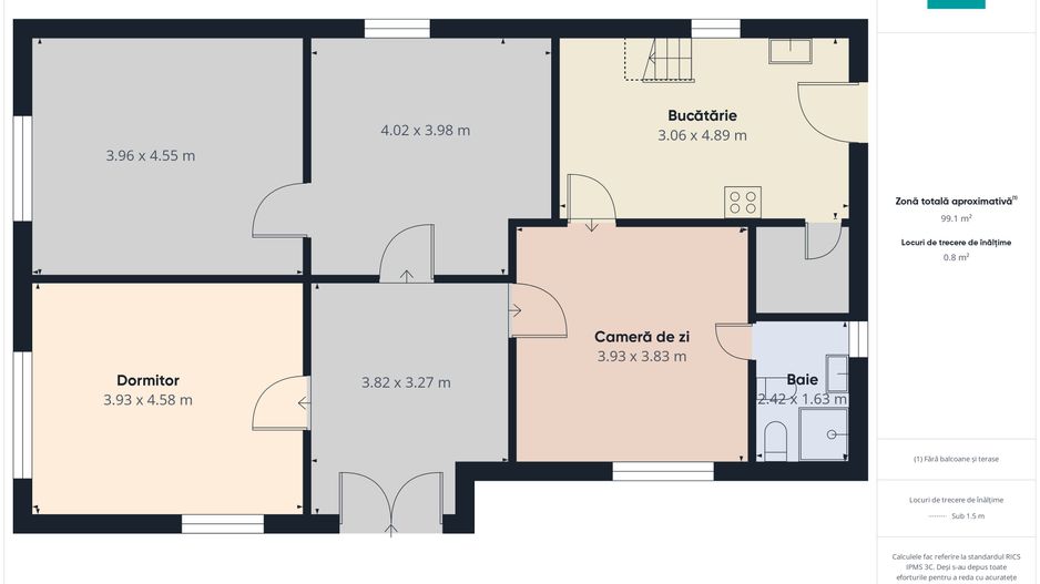 Casă cu 5 camere în zonă pitorească la Arăneag - Poză 8