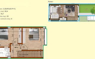 APARTAMENT 3 CAMERE DUPLEX| DOMENII | BLOC 2023 - Poză 1