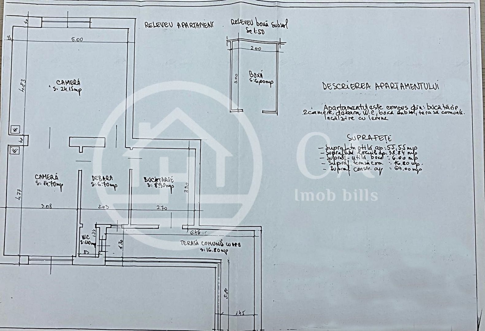 Apartament cu 2 camere de vanzare in zona Republicii, Central, Oradea - Schiță 14