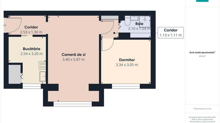 Apartament cu două camere zona gării - Poză 8