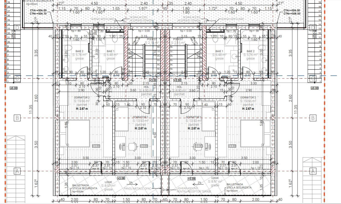 Duplex 4 camere cu panorama superba in cartierul Europa - Poză 17