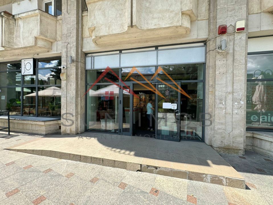 Spatiu comercial, ultracentral, compartimentat, 117m2, 19ml vitrina,CT - Poză 3