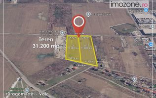 Dragomiresti Valea - Langa Centura, teren 15.600 mp, 28E/mp