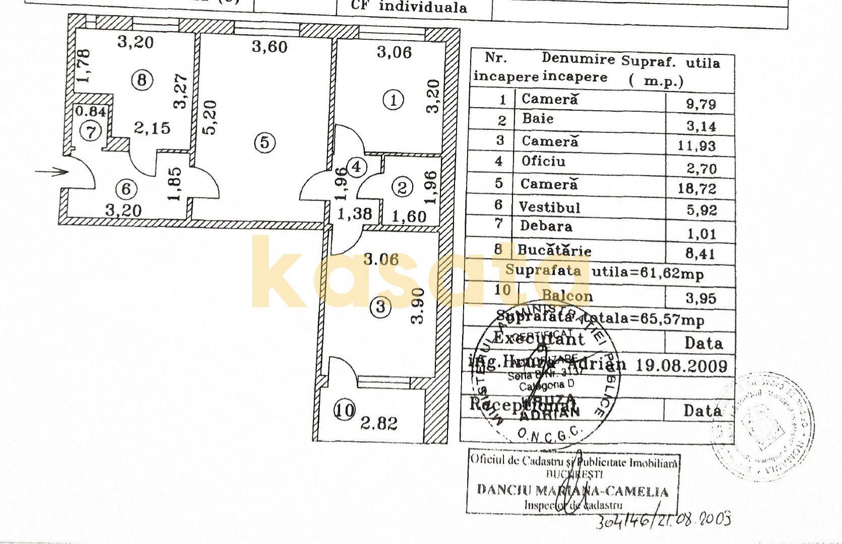 Apartament 3 Camere Vanzare | Etaj 1/4 | Drumul Taberei | Anvelopat - Schiță 26