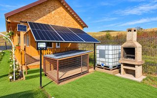Cabană din lemn, 2 camere, panouri solare, teren 500 mp, Bărăbanț - Poză 8