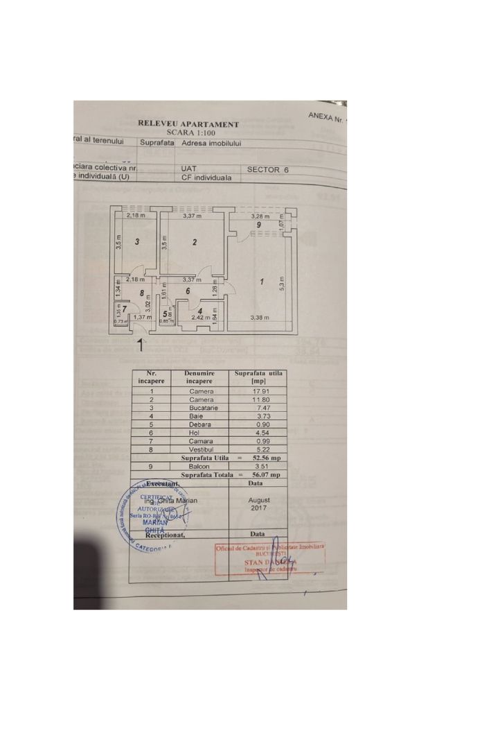 De vanzare apartament 2 camere Pacii - Poză 9