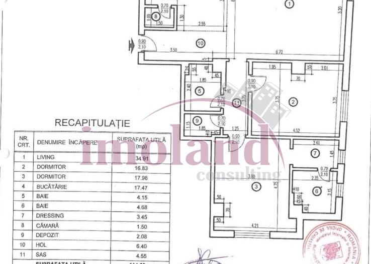 Inchiriere  - Etaj 1 - Imobil mixt - Piata Floreasca - Schiță 5