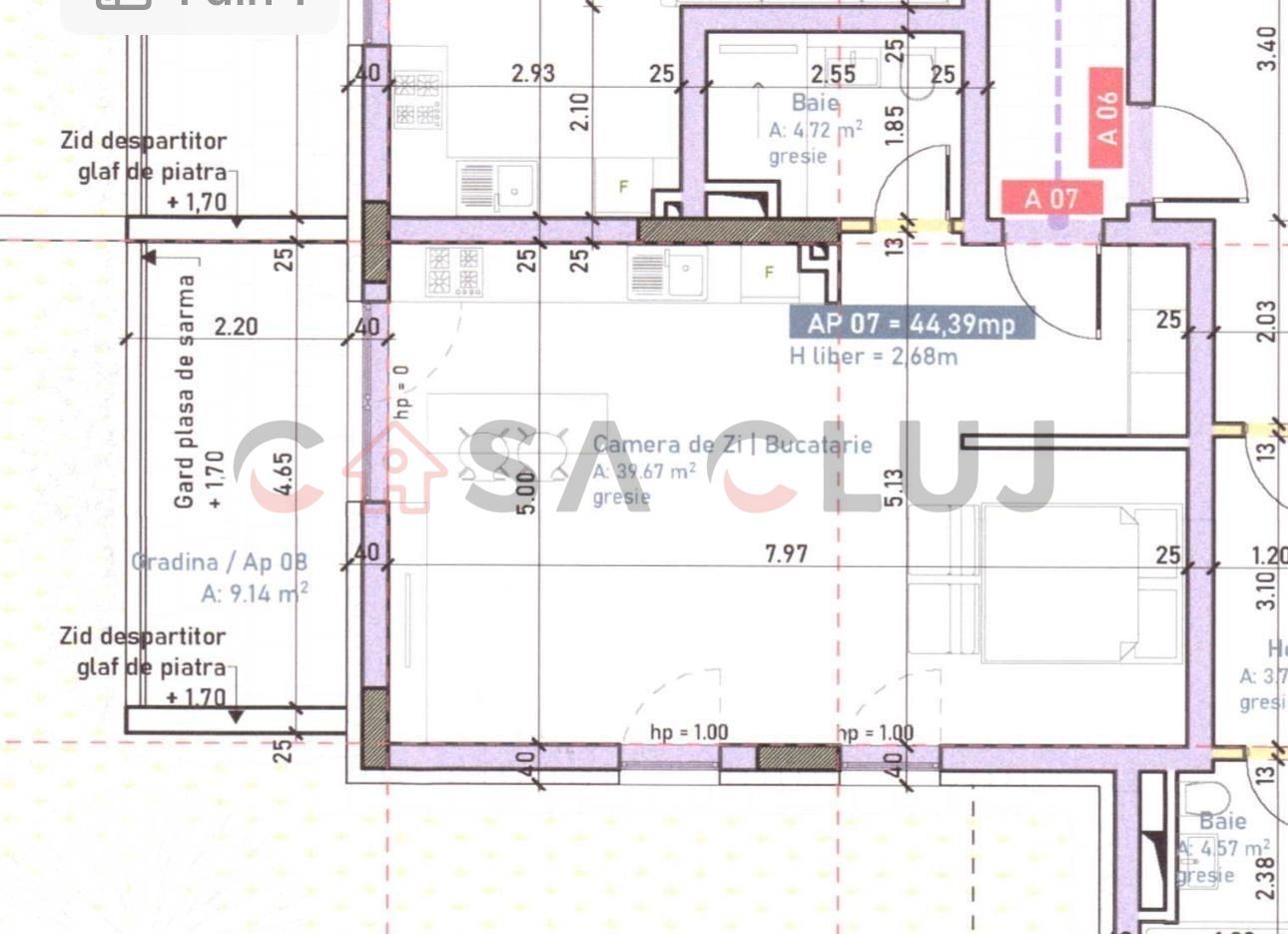 Bloc 2025 - Apartament cu Gradina - Finisat - Intre Lacuri - Schiță 7