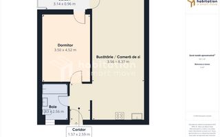 Locuință cu personalitate: 2 camere, aproape de centru, sală de sport - Poză 20