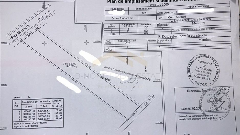 Teren Afumati A0 3228 mp - Schiță 4