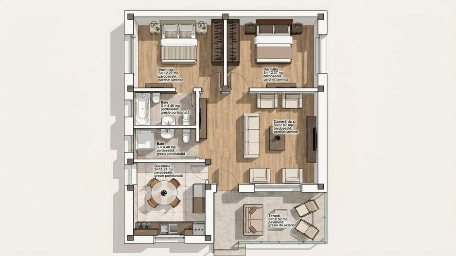 Case noi P+M, Pantelimon, teren 260 mp - Poză 3