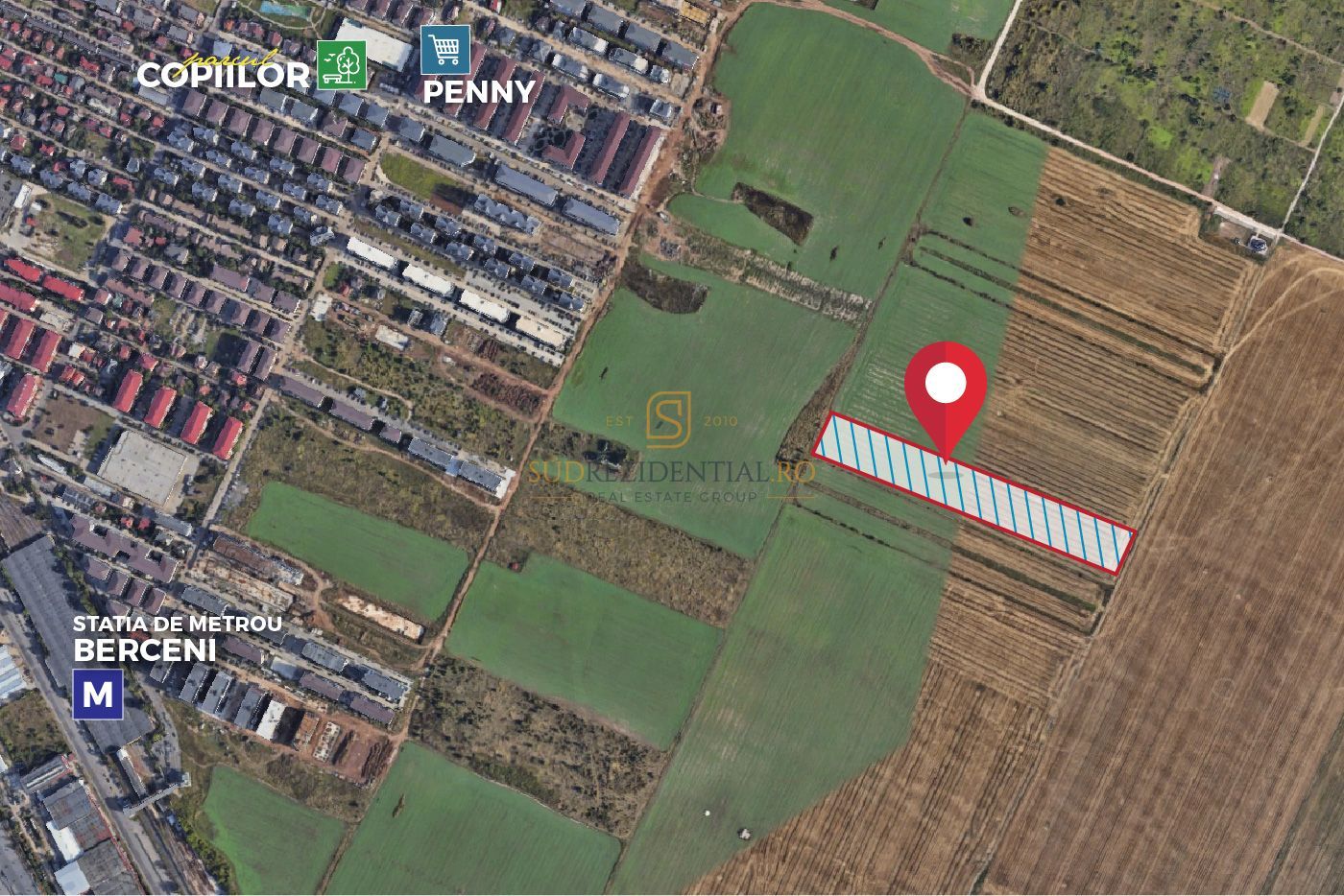 Lot de teren, Popesti-Leordeni, metrou Berceni, ideal investitie - Poză 4