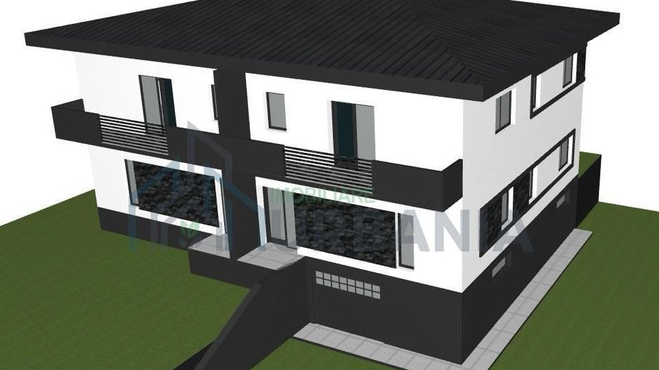 Duplex modern în Rediu – construcție la gri | 2 case | 375 mp/casă - Poză 1
