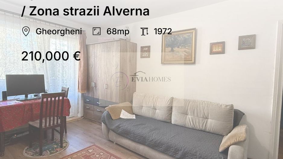 Apartament cu 3 camere de vanzare / Zona strazii Alverna - Poză 1
