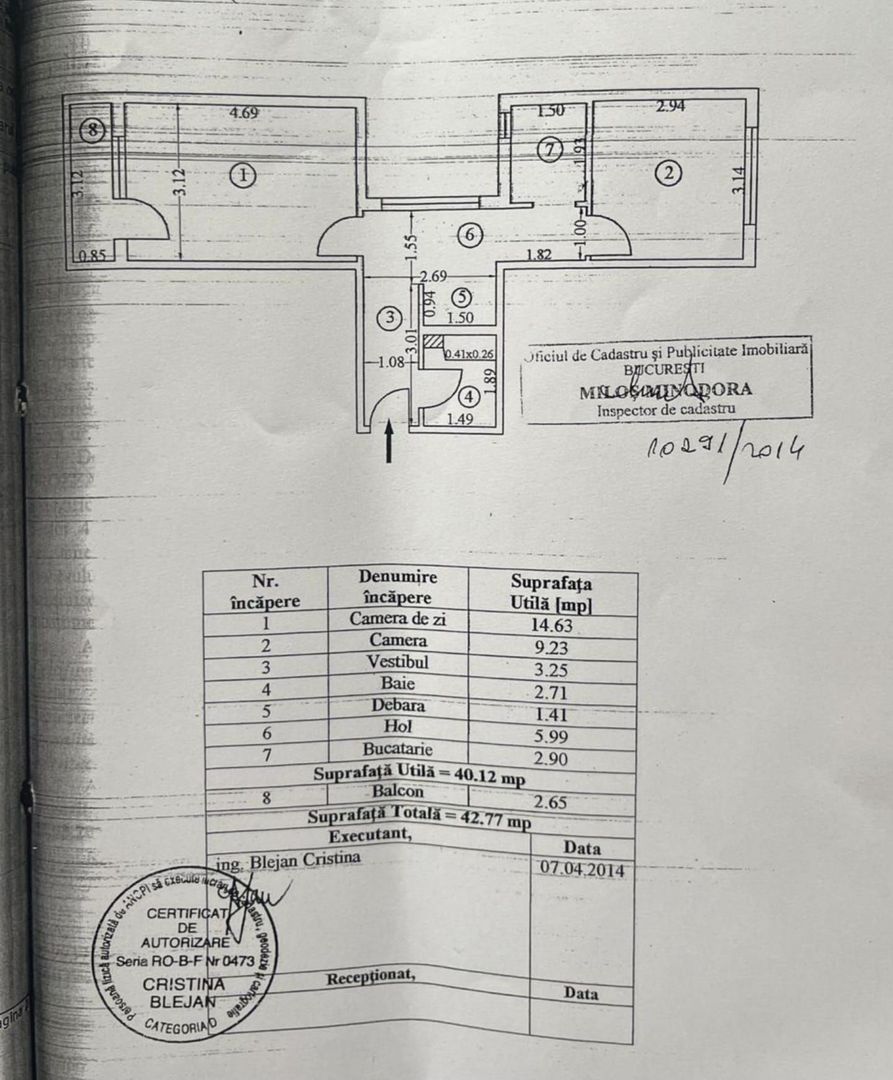 Apartament 2 camere decomandat Brancoveanu - Poză 5