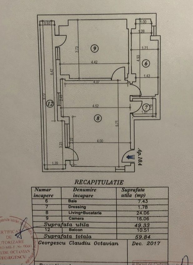 Apartament 59,84 mp + loc de parcare subteran - Aviatiei - Poză 16