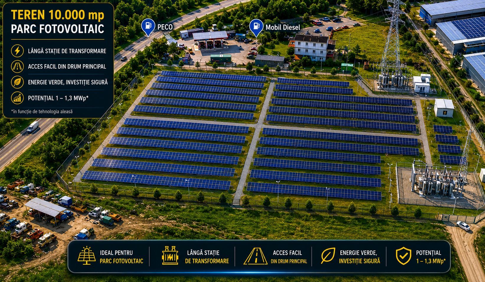 Oportunitate investiție energie verde | 10.000 mp - Poză 1
