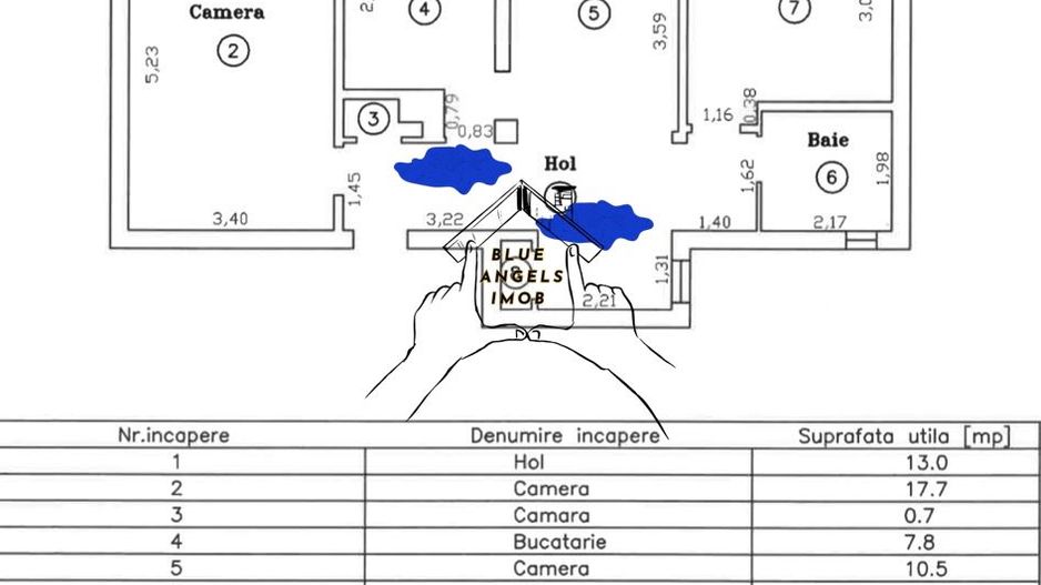 Apartament 3 camere, cu beci si 2 locuri de parcare, Racadau - Poză 10