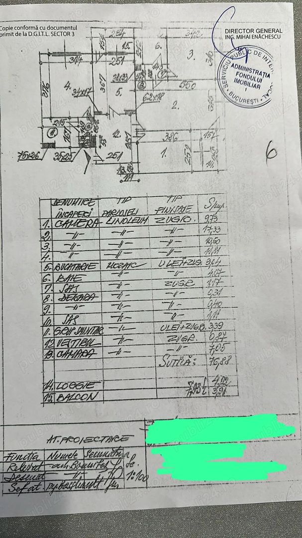 Apartament 4 camere 86 mp | 2 balcoane | vedere verde | Intr. Bârsei, sector 3   ideal familie - Poză 17