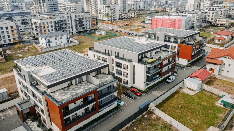 2 camere  panouri solare pompa caldura - Poză 2