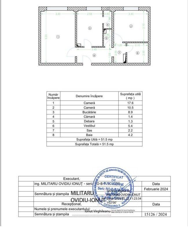 Apartament zona Bd. Chisinau - DIham - Poză 6