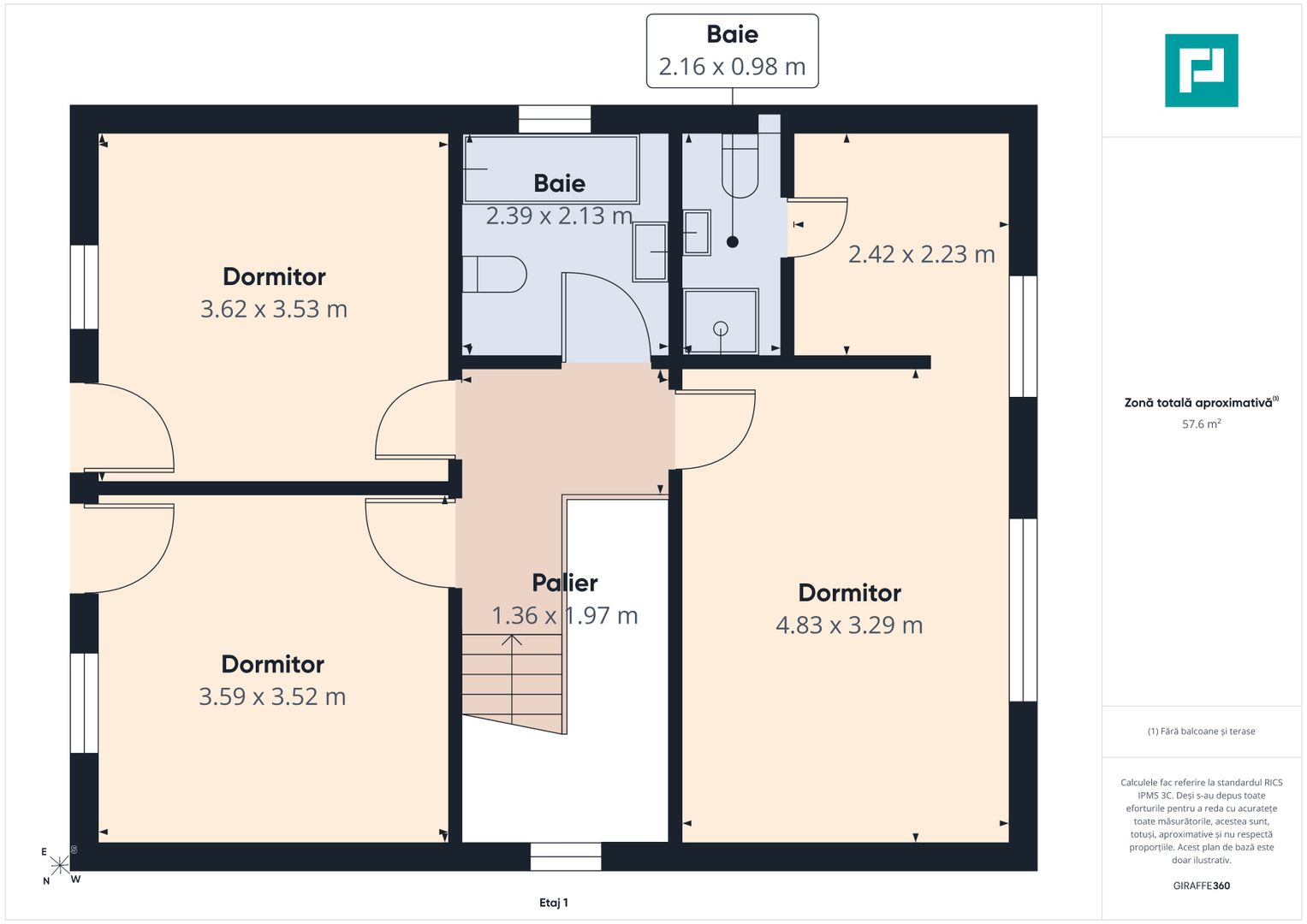 Casă 4 camere cu teren 450 mp pe Dealurile Oradei - Poză 66