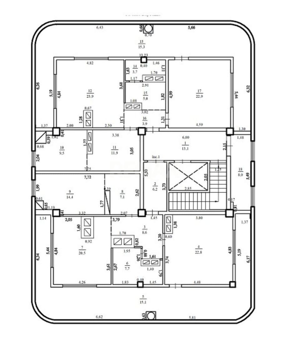 Penthouse 92,2 m² în Buiucani | Terase generoase | Lift direct - Poză 22