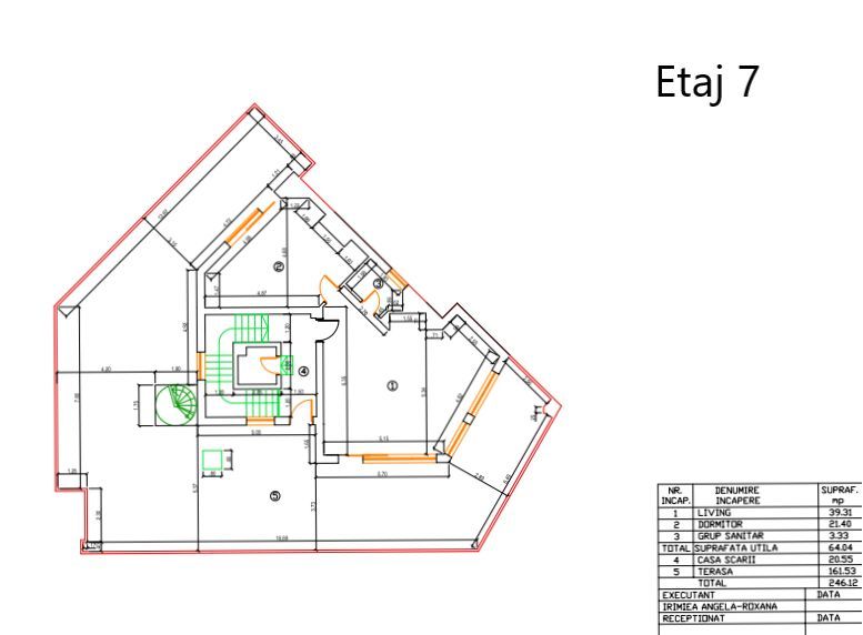 Cladire de birouri | Barbu Vacarescu | Parcul Verdi | - Schiță 6
